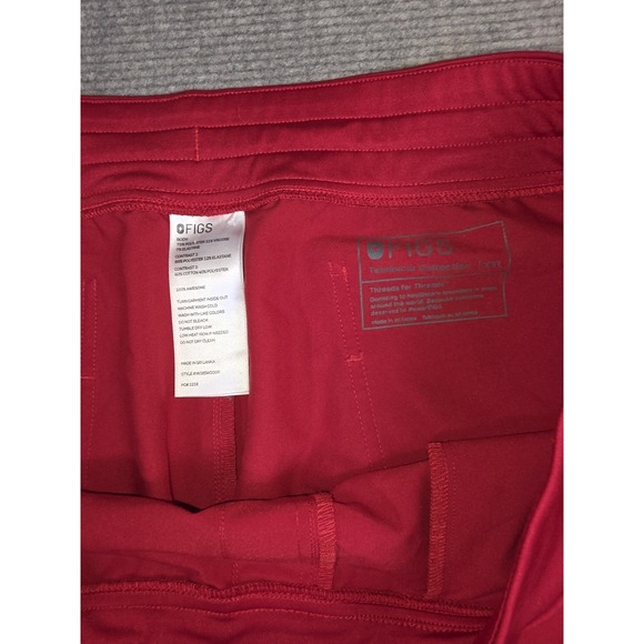 FIGS Technical Collection Zamora Jogger Scrub Pants Women's Size XXL/T Vibra Red - Picture 8 of 16